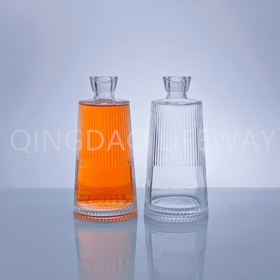 Empty Glass Liquor Bottle Burgundy Champagne Wine Bottle 750ml