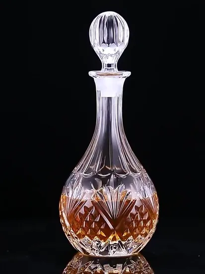 Bouteille de vin en verre de forme bordelaise vide/bouteille de vin rouge/bouteille de vin en verre/bouteille de Bourgogne