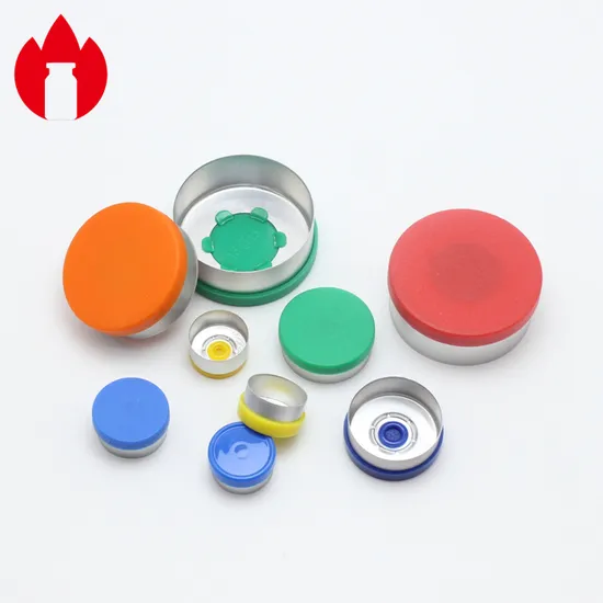 13mm 15mm 20mm 28mm 32mm Pharmaceutique Aluminium Capuchon en plastique pour flacon d'injection
