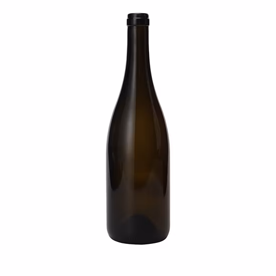 Vide 750ml Bordeaux Bourgogne Clair Ambre Verre Bouteille De Vin En Gros Champagne Raisin Rouge Bouteille De Vin